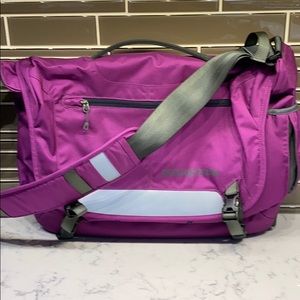 Patagonia soft brief case. Purple, black& teal